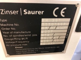  Continu à filer coton ZINSER RM 351 351 ZINSER 2007 d'Occasion - Machines Textiles de Seconde Main  -