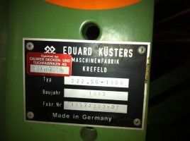  Squeezing padder KUSTERS . .  KUSTERS 1983  Used - Second Hand Textile Machinery 