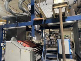  KLIEVERIK PSD 2000 Laminating and heat / paper printing line. .  KLIEVERIK 2004-2015  Used - Second Hand Textile Machinery 