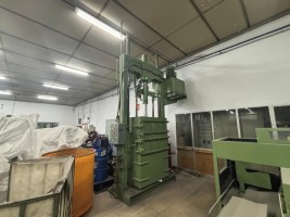  Verrtical bale press for flock or waste FARELL .  LTG   Used - Second Hand Textile Machinery 