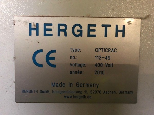  HERGETH bale tie cutter OPTiCRAC - Second Hand Textile Machinery 2010 