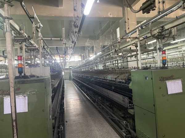  worsted ring spinning frames ZINSER TYPE RM450 - Second Hand Textile Machinery 1998 