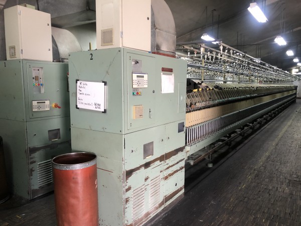  HISPAMATIC 2L worsted ring spinning frames - Second Hand Textile Machinery 1988 