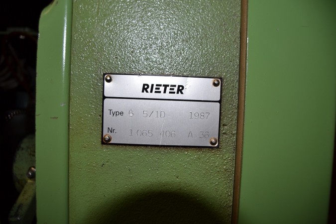  Continu à filer RIETER G5/1 linké bobinoir   - Occasion 1988 