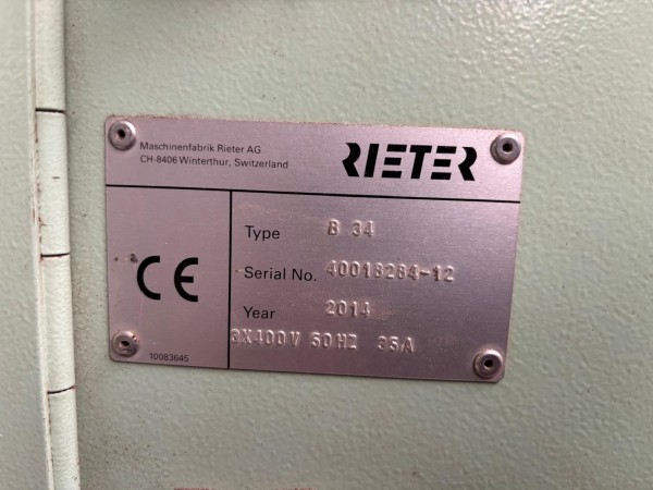   CHARGEUSE RIETER B3/4   - Occasion 2014 