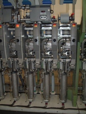 GAUDINO FBTE WOOLEN ring frames linked to winder - Second Hand Textile Machinery 1995 
