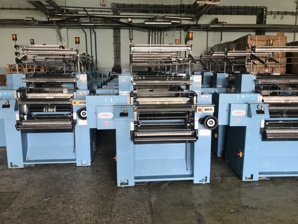  COMEZ 609 Crocheting machine for elastic tapes. - Second Hand Textile Machinery 2014 - 2015 