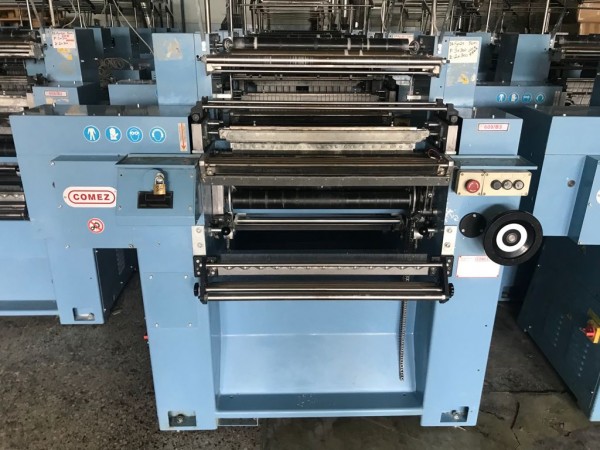  COMEZ 609 Crocheting machine for elastic tapes. - Second Hand Textile Machinery 2014 - 2015 