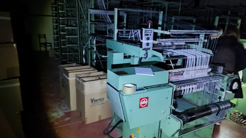  Crocheting machine MULLER . - Second Hand Textile Machinery 1990-1992 