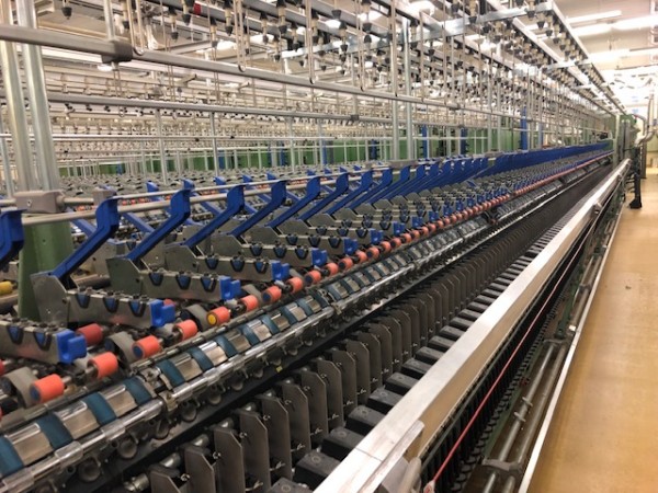  ZINSER Cotton ring frame RM 350 linked autoconer - Second Hand Textile Machinery 2001 