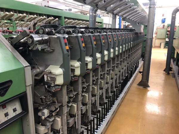  ZINSER Cotton ring frame RM 350 linked autoconer - Second Hand Textile Machinery 2001 