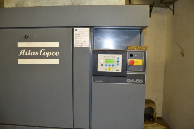  Compressor ATLAS COPCO GA55 - Second Hand Textile Machinery 1991 