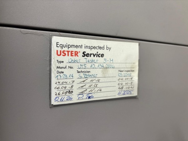  Dynamometer for fabric USTER TESTER 5 - Second Hand Textile Machinery 2010 