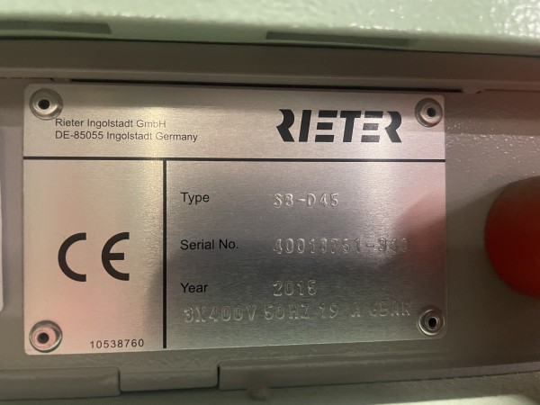  Etirage RIETER SB D45  - Occasion 2015 