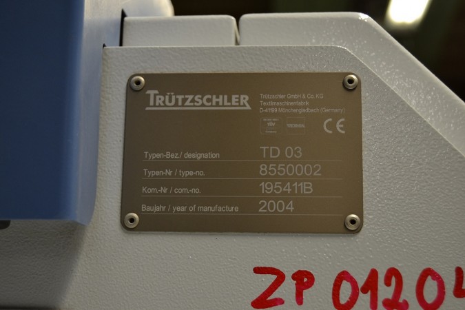  Drawing machines TRUTZSCHLER TD03 - Second Hand Textile Machinery 2004 