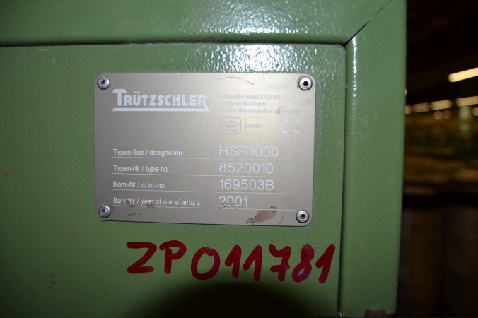  Etirage TRUTZSCHLER HSR 1000  - Occasion 2001 