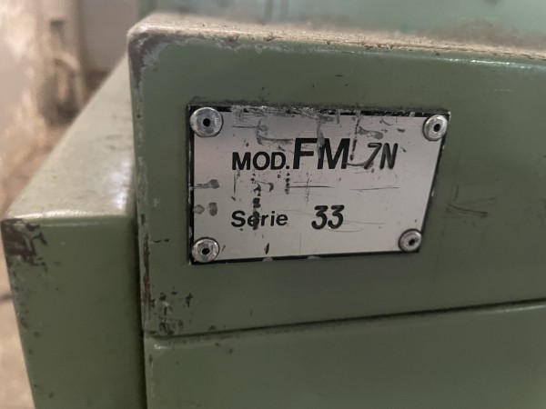   FM7 NSC horizontal finisher - Second Hand Textile Machinery 1993 