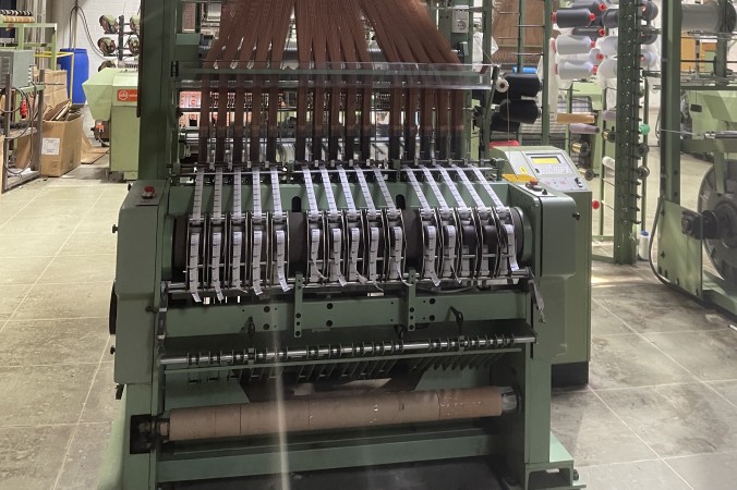 MULLER MVC Label looms  - Second Hand Textile Machinery 2000 