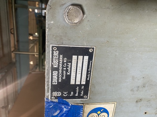  KUSTERS Washing line. - Second Hand Textile Machinery 1998 