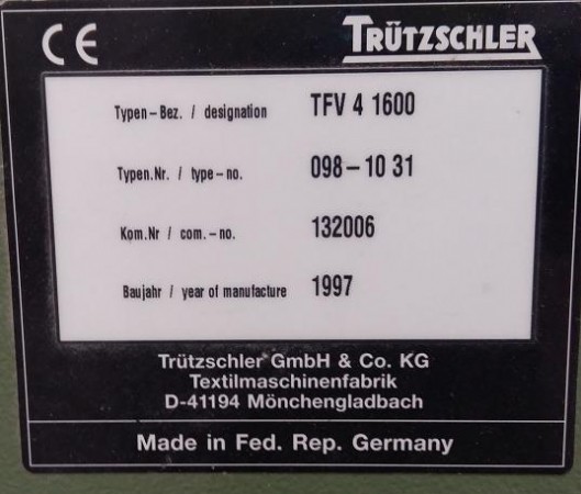  Mixer TRUTZSCHLER MCM8 MIXEMASTER - Second Hand Textile Machinery 1997 