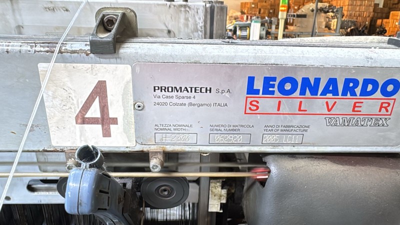  Rapier looms VAMATEX LEONARDO SILVER - Second Hand Textile Machinery 2005/2006 