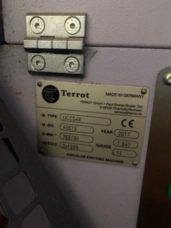  Circular knitting machines TERROT UCC - Second Hand Textile Machinery 2017 