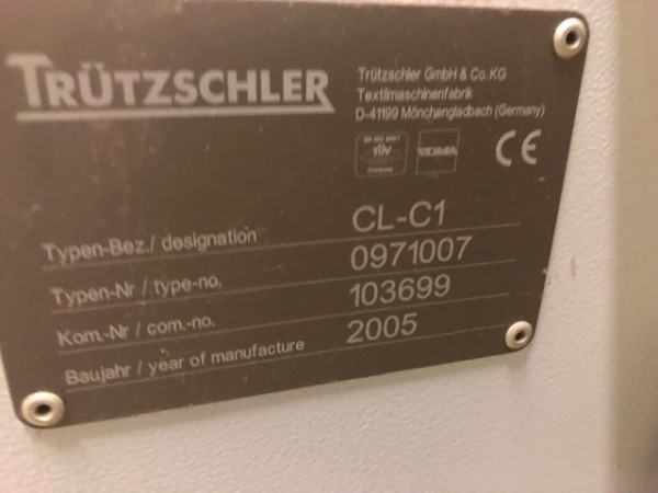  Cleaning and opening TRUTZSCHLER  CL-C1 - Second Hand Textile Machinery 2005 