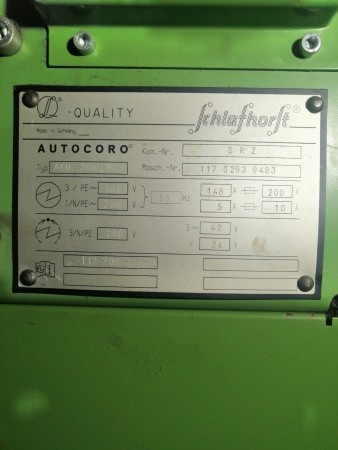  Open end SCHLAFHORST SE10  - Occasion 1993 