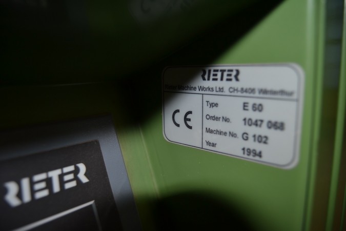  Peigneuse coton RIETER E60  - Occasion 1994 