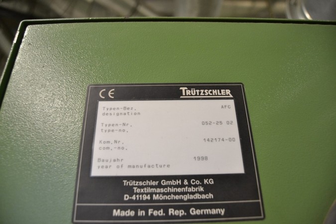  Complete TRUTZSCHLER preparation for cotton - Second Hand Textile Machinery 1998/2005 