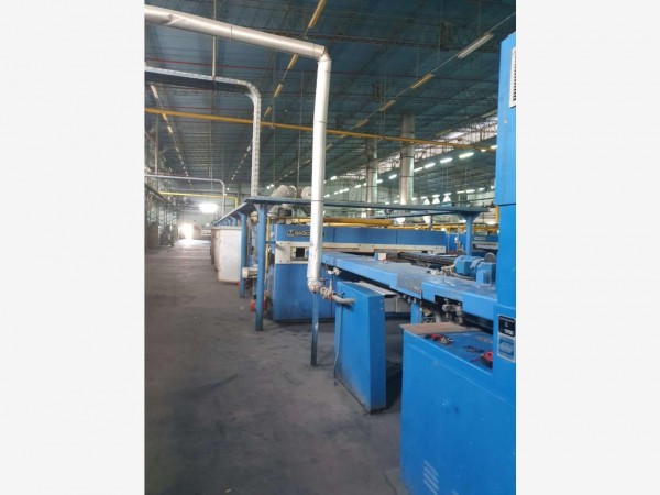  Flat stenter with coating head for weaving fabric BRUCKNER . - Second Hand Textile Machinery 1999 