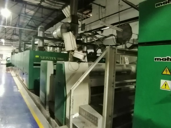  MONFORTS MONTEX 5000 flat stenter with chain - Second Hand Textile Machinery 2001 