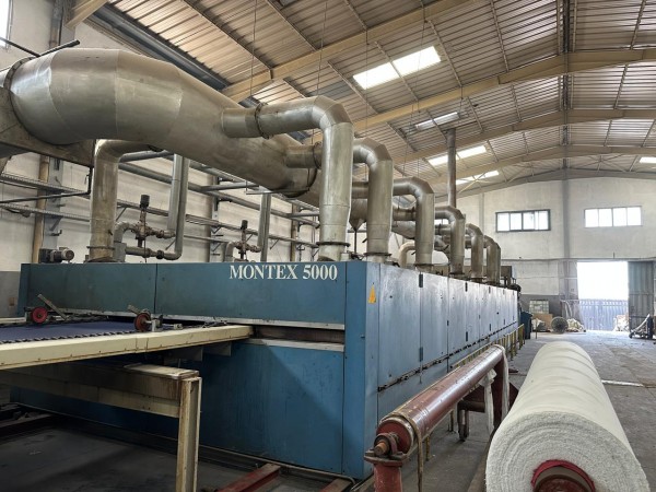  MONFORTS MONTEX 5000 5F flat stenter with chain and weft MONTEX - Second Hand Textile Machinery 2000 
