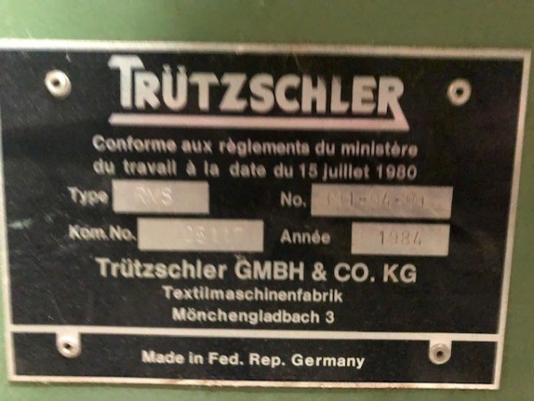  recycling and cleaning line TRUTZSCHLER NUOVA COTONIA . - Second Hand Textile Machinery 1988 